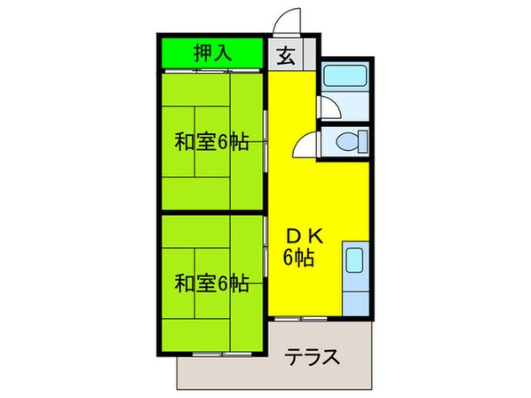 大栄マンションの物件間取画像